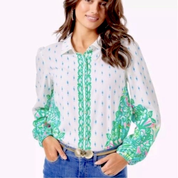 Lilly Pulitzer Tavia Top - Picture 3 of 16